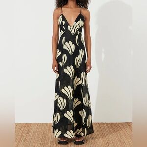 Zulu & Zephyr Palm Linen Dress